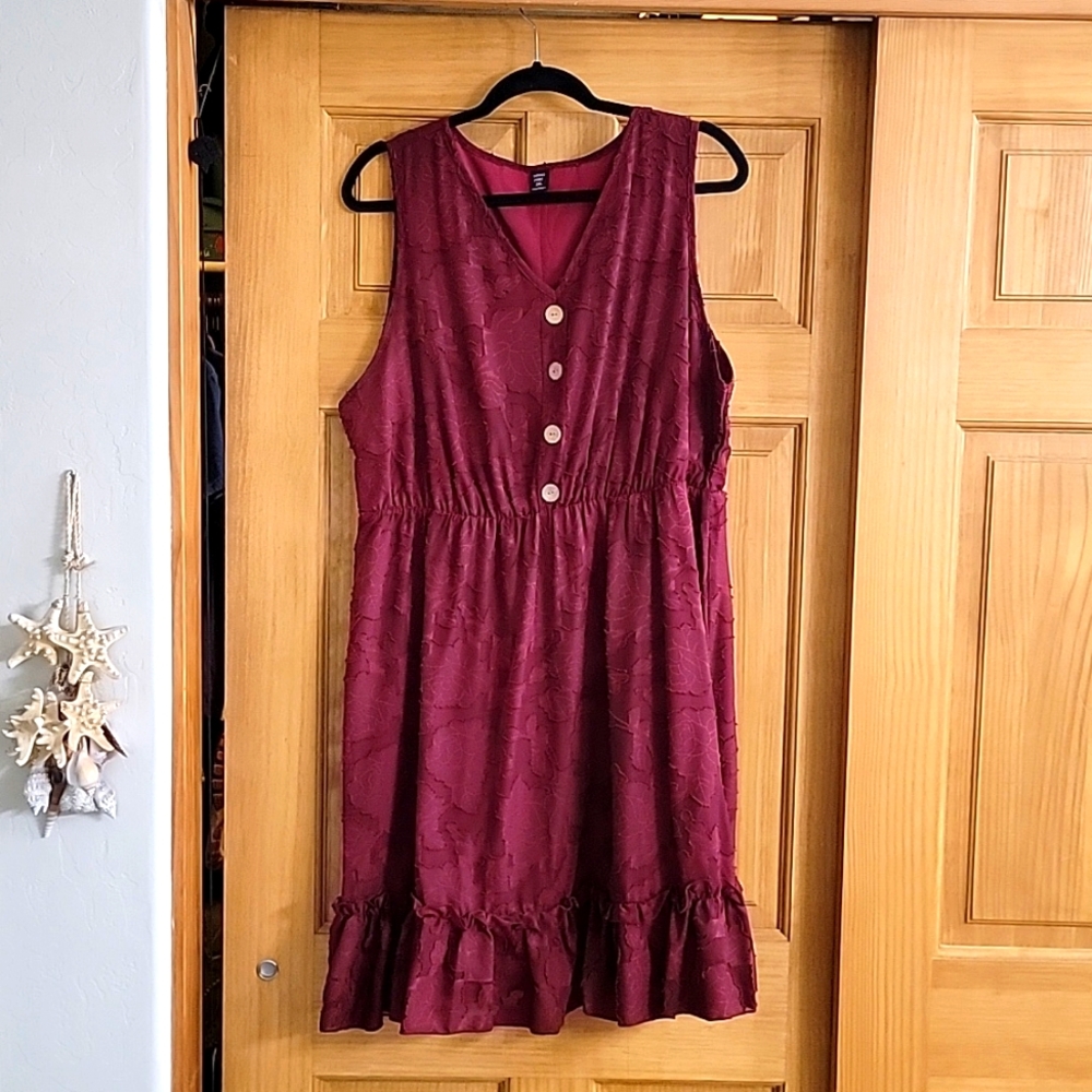 Maroon dress